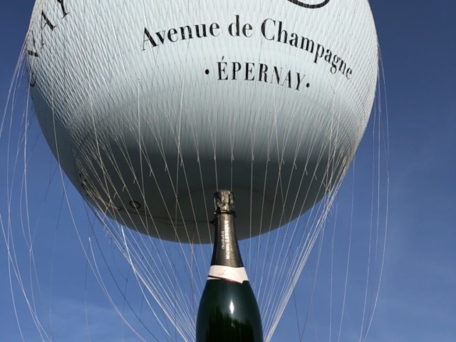 ballon captif Epernay champagne Lenique